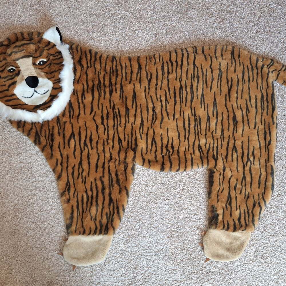 Tiger Rug - For Nursery or decoration.  Handmade in India